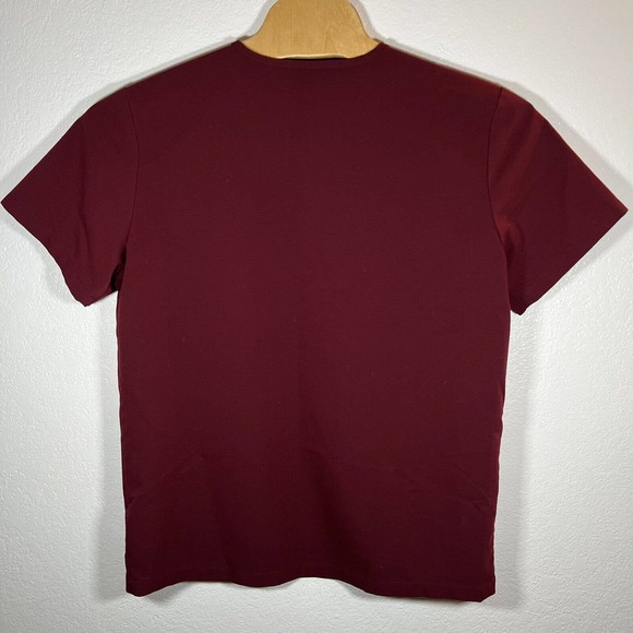 Figs Womens Scrub Top (FM1500) Pants (TM3001) Set Burgundy Large - Picture 7 of 7